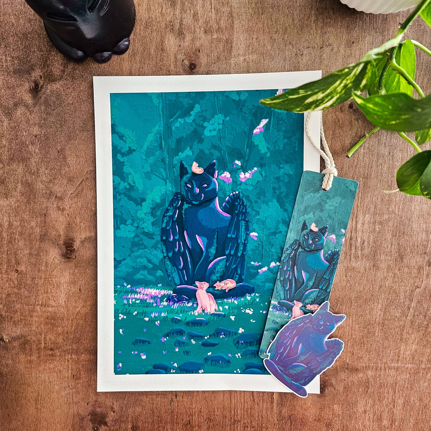 Sticker "Tressym, gardien des chats"