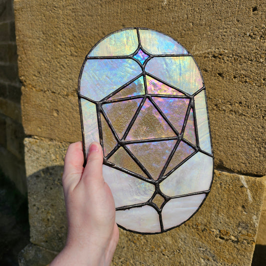 Dé 20 encadré - Reflets Enchantés