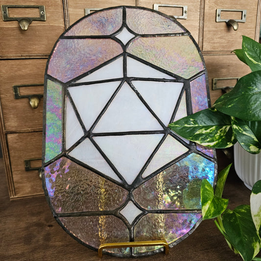 Dé 20 encadré - Cœur de Lumière