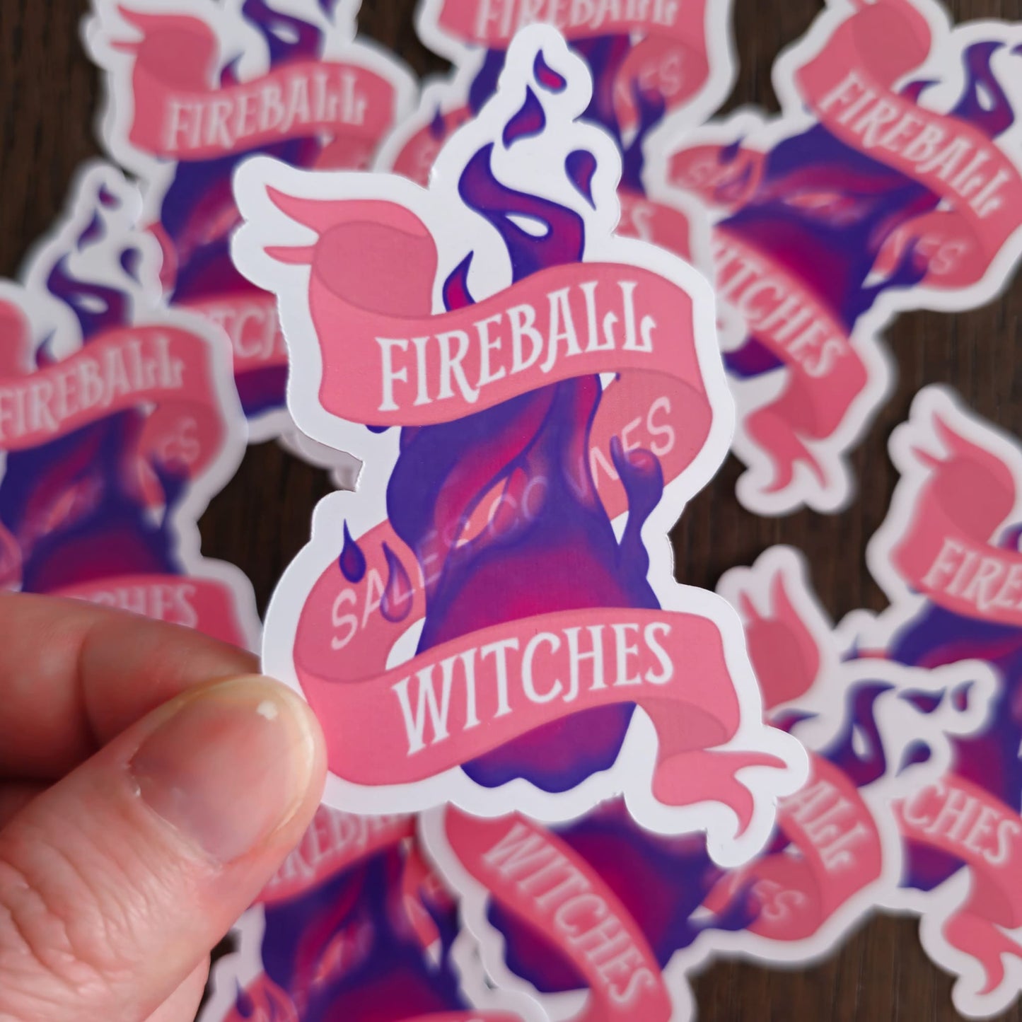 "Fireball Witches" - Sticker