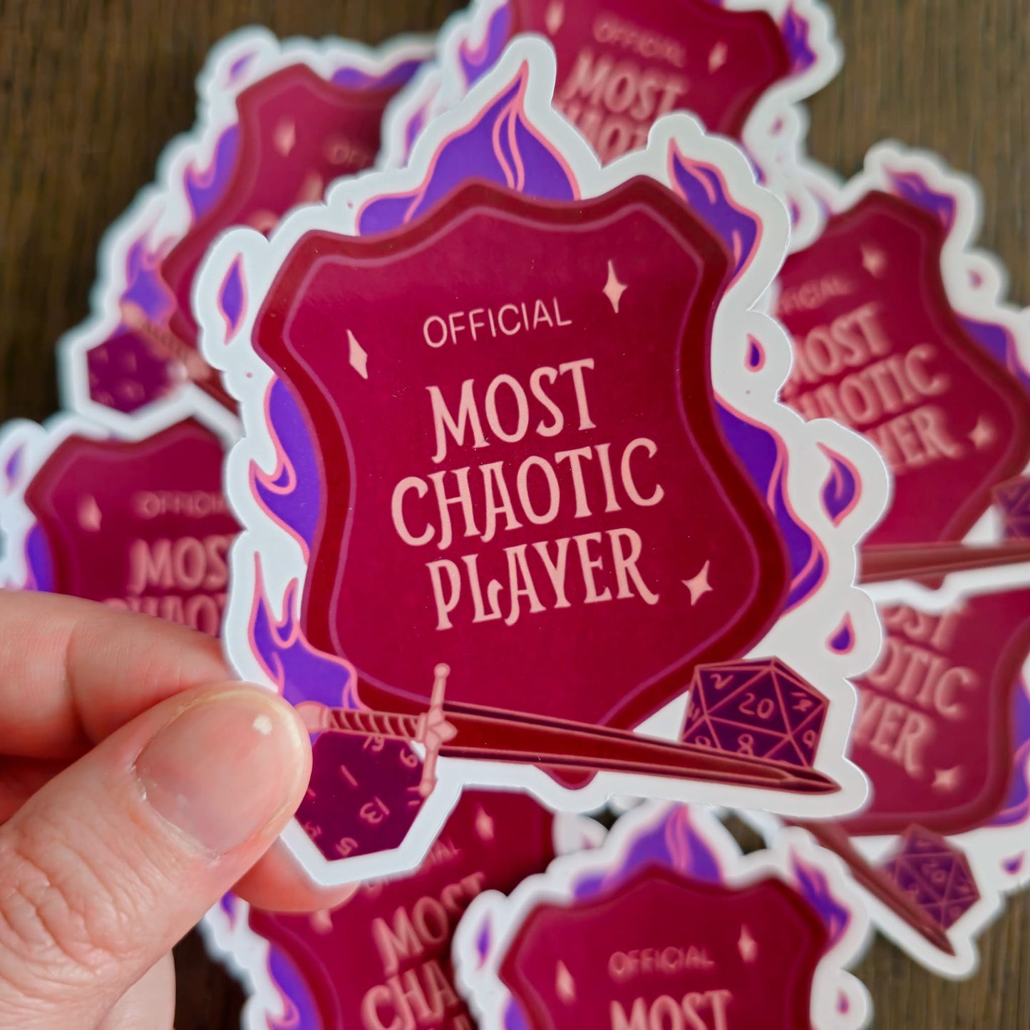 "Official Most Chaotic Player" - Sticker