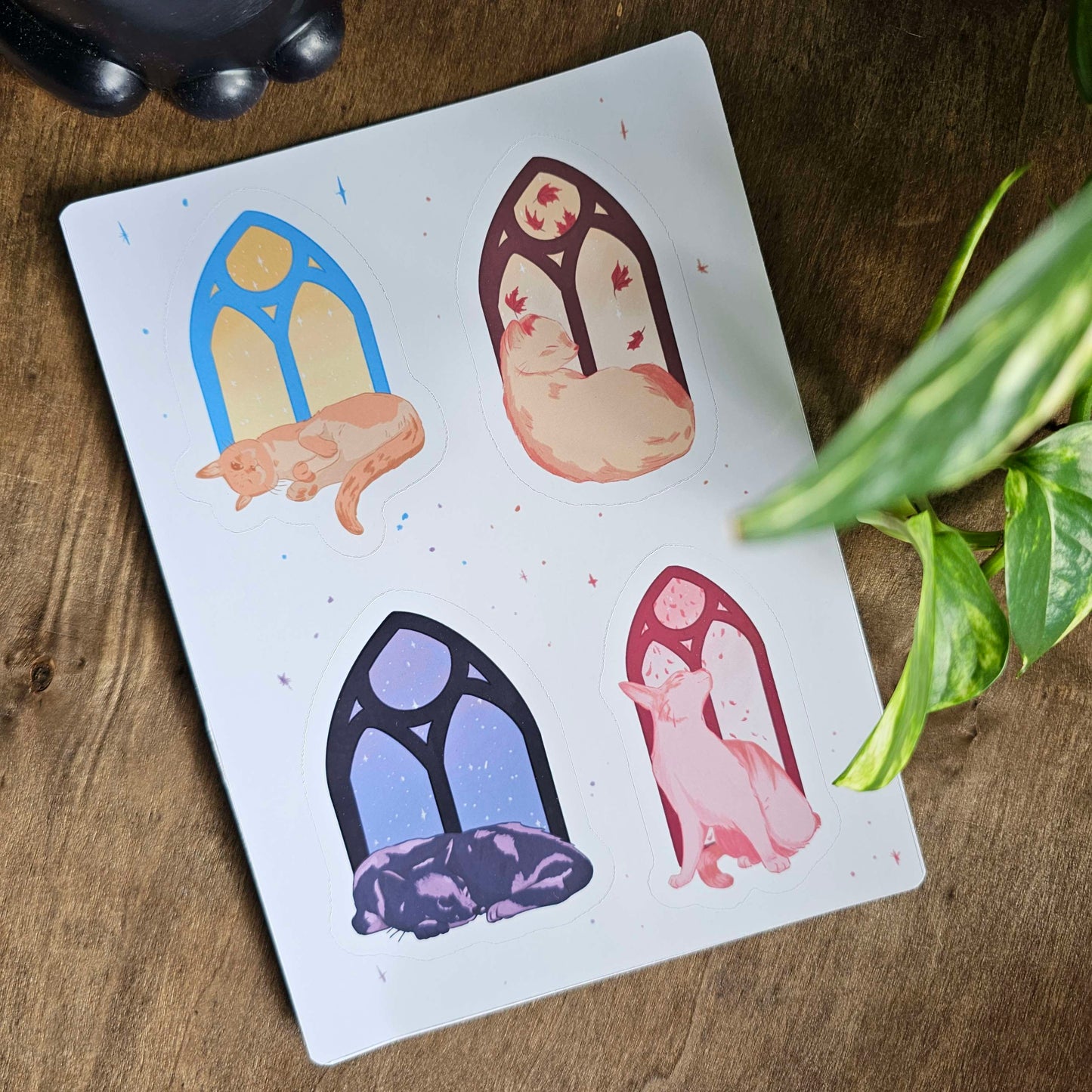 Planche de stickers — Chats des Saisons