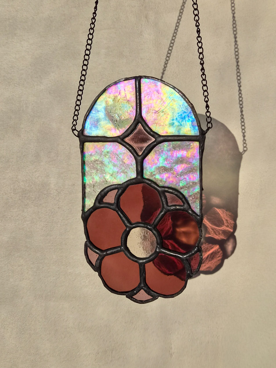 Tombo'Fleurs - Vitrail Tiffany