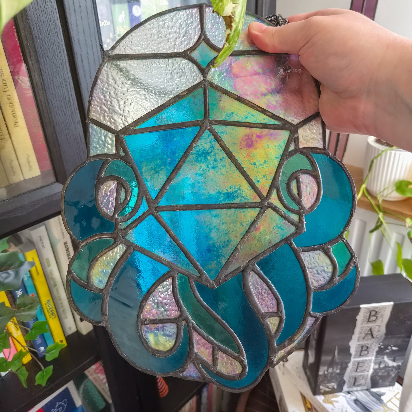 Cthulhu au D20 - Vitrail Tiffany