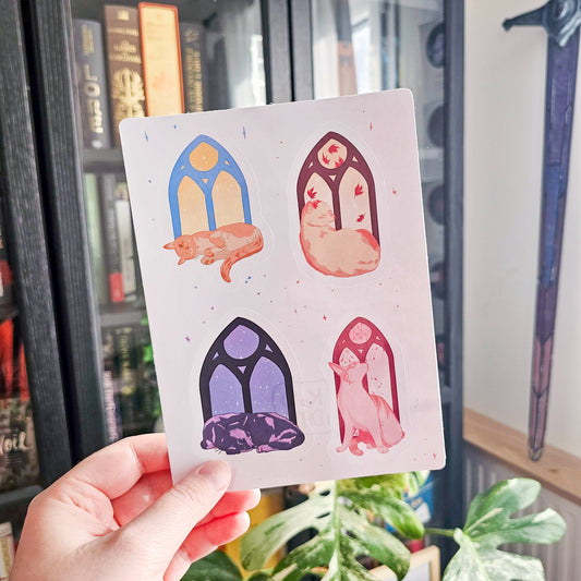 Planche de stickers — Chats des Saisons