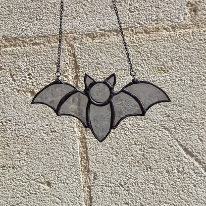 Chauve souris - Vitrail Tiffany, détail