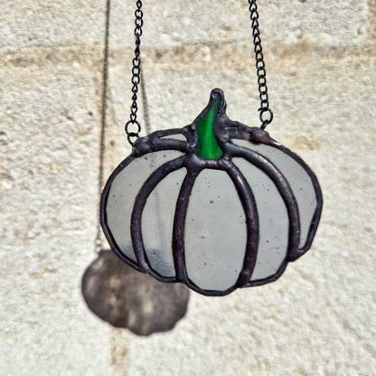 Citrouille Grise - Vitrail Tiffany