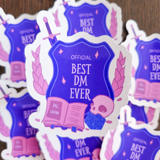 "Official Best DM Ever" - Sticker