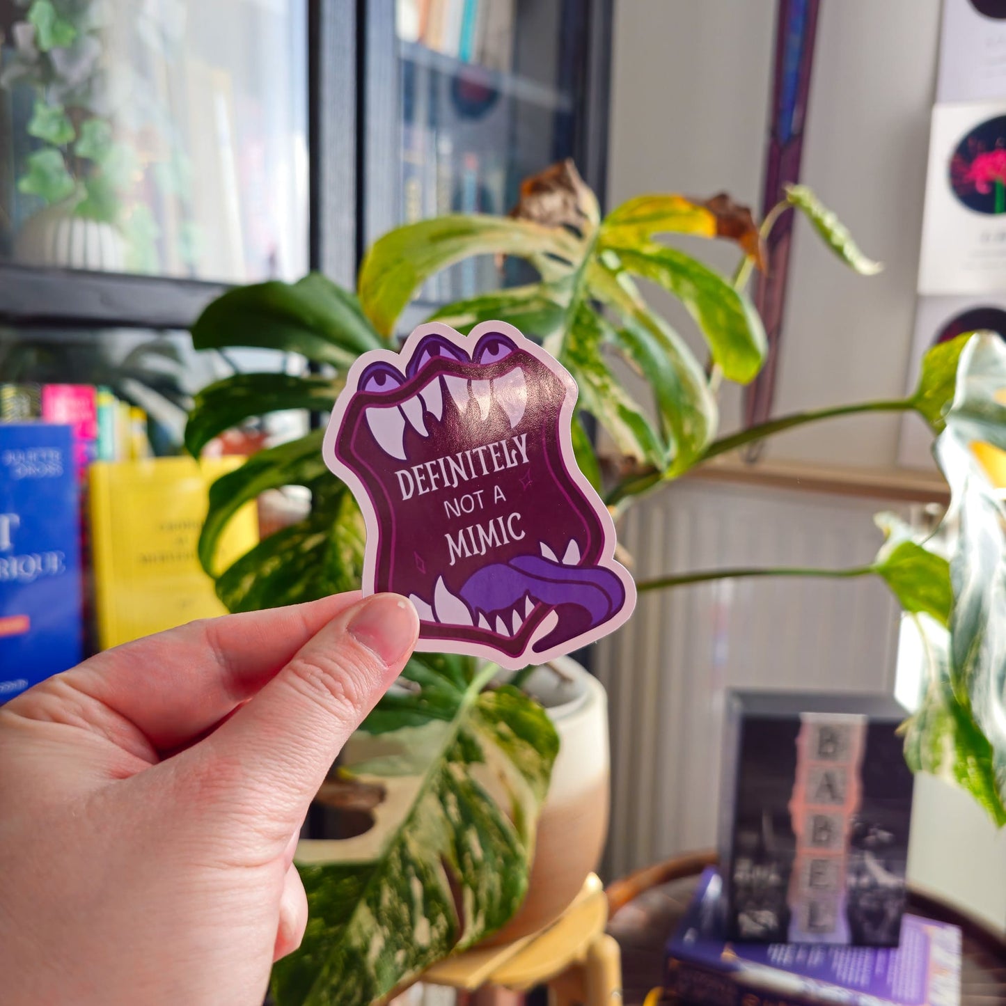 "Definitely Not a Mimic" - Sticker