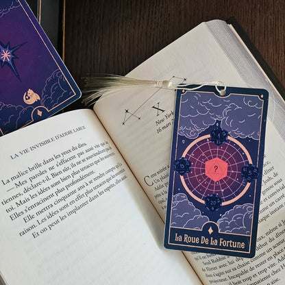 La Roue ou les dés de La Fortune - Marque page