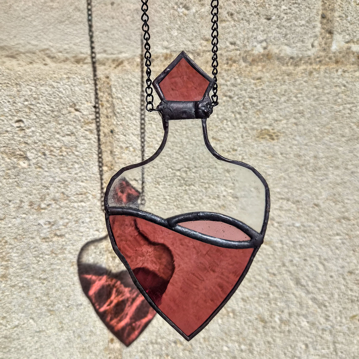 Potion coeur - Vitrail Tiffany