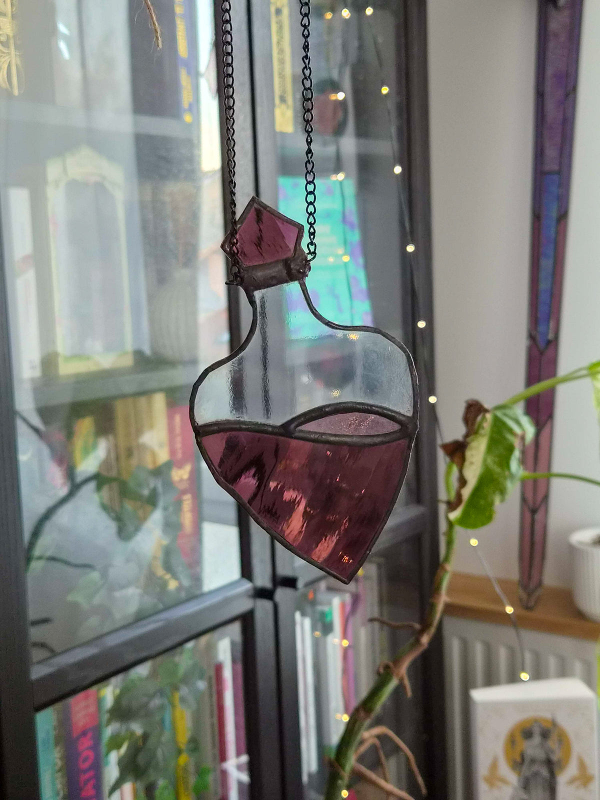 Potion coeur - Vitrail Tiffany