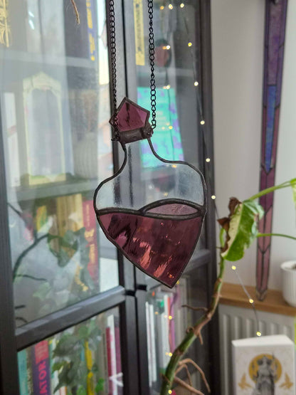 Potion coeur - Vitrail Tiffany