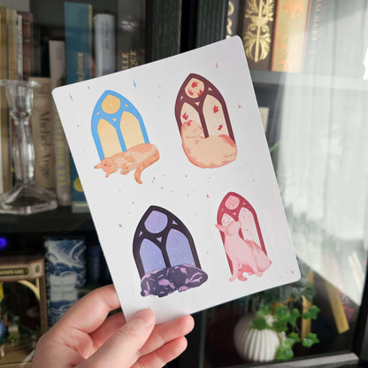 Planche de stickers — Chats des Saisons