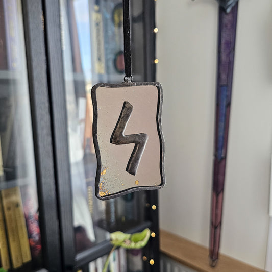 Rune Sowilo, Le Soleil - Vitrail Tiffany