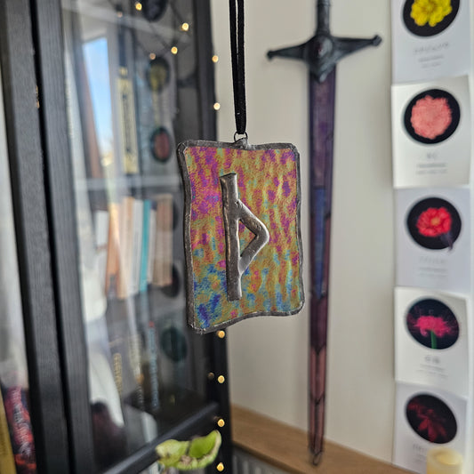 Rune Thurisaz, L'Épine - Vitrail Tiffany