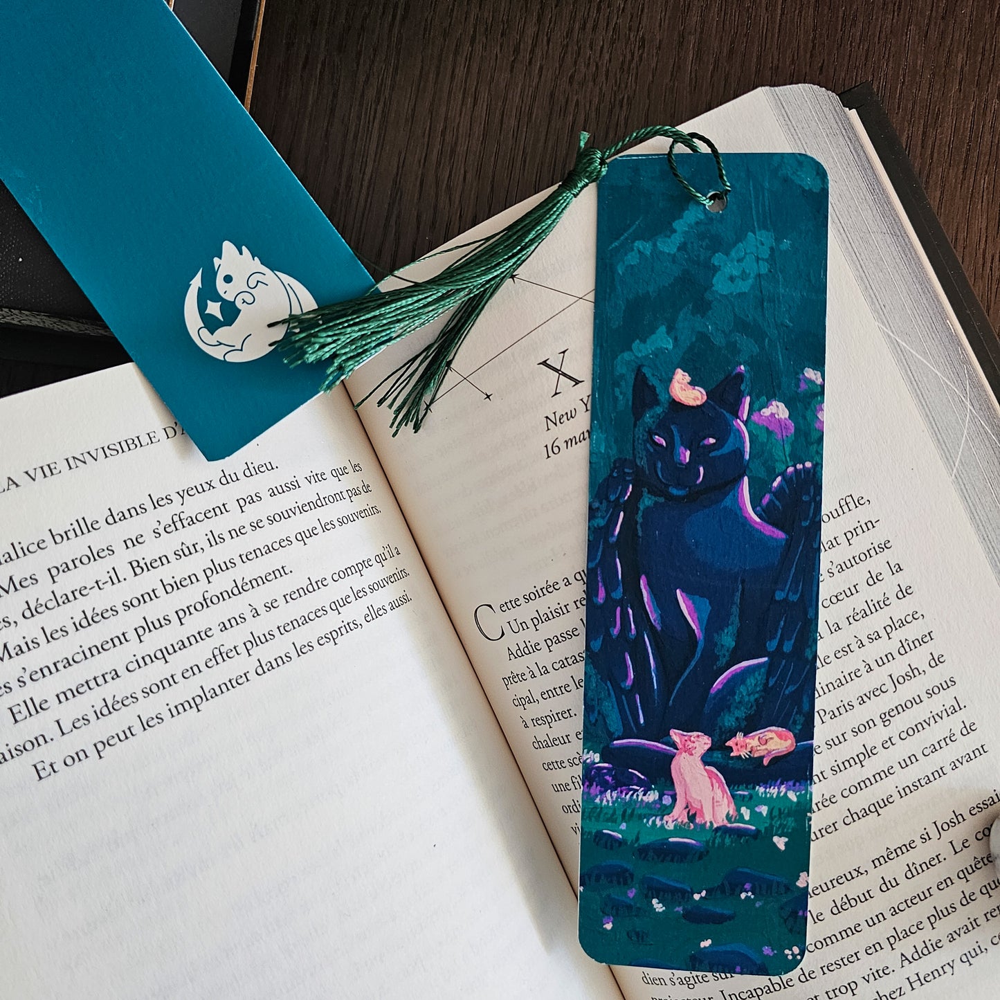 Tressym, gardien des chats - Marque-page