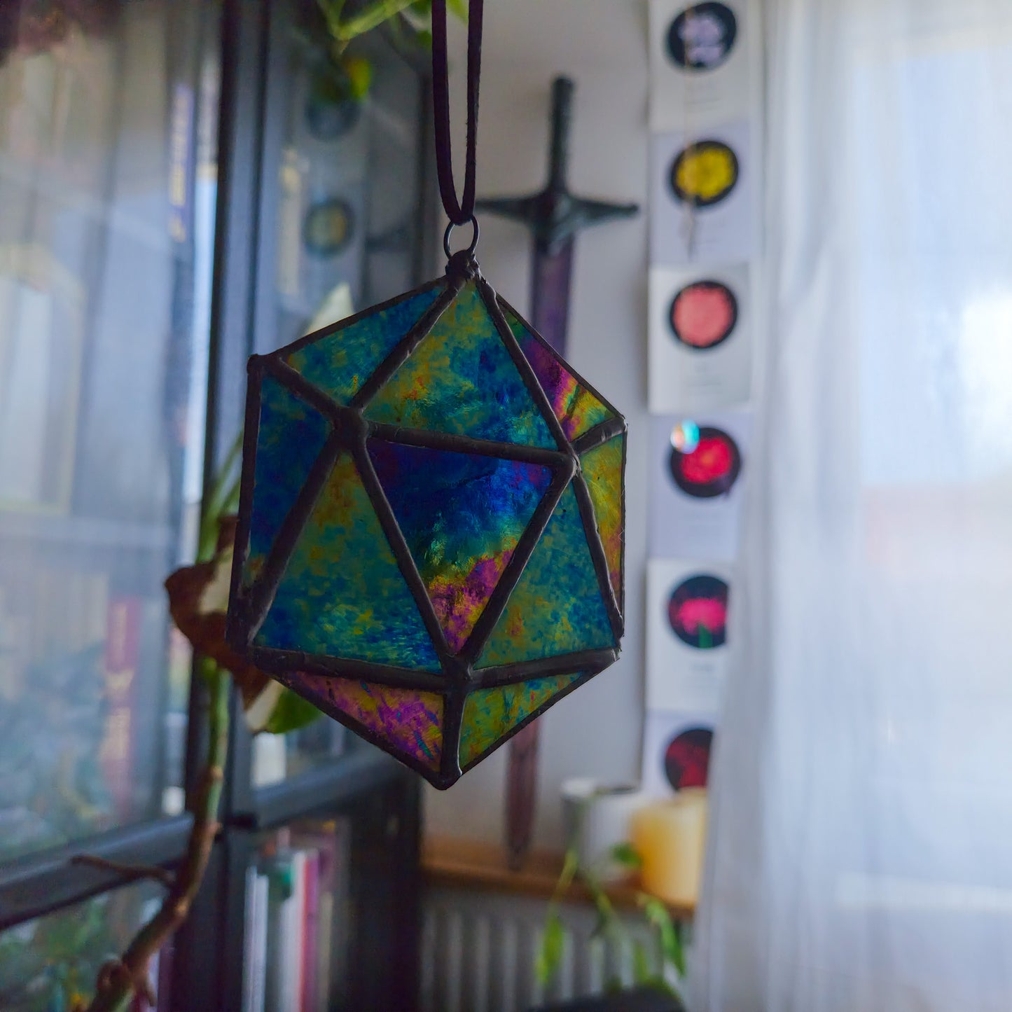 D20 Iridescent - Vitrail Tiffany