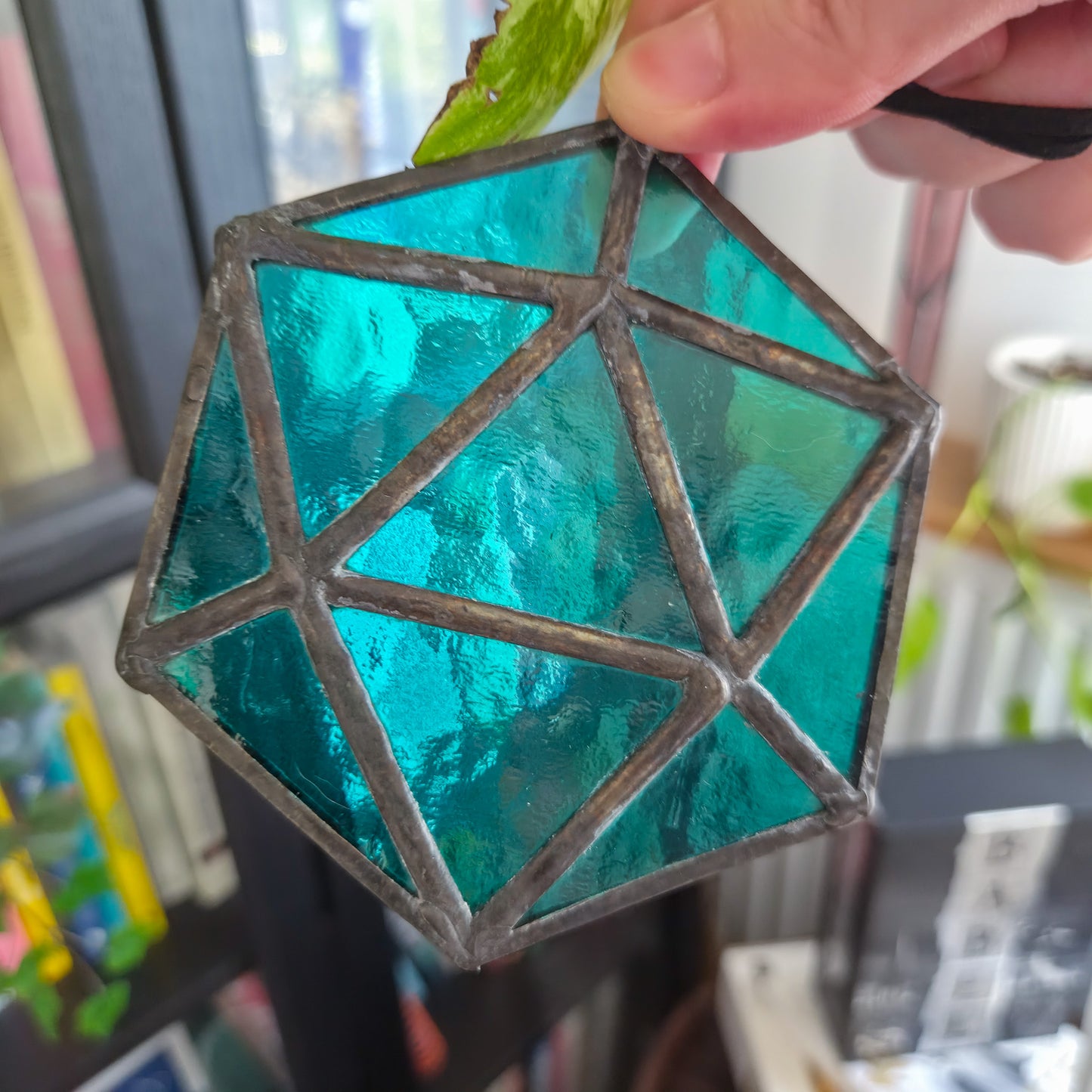 D20 Turquoise - Vitrail Tiffany