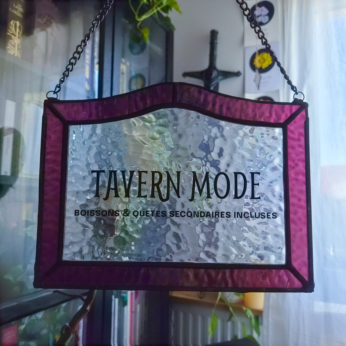 Pancarte Tavern Mode - Vitrail Tiffany